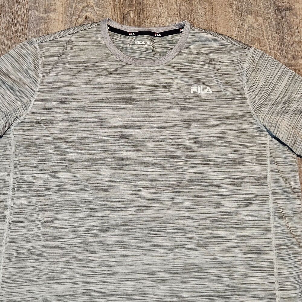 Fila Men's Slate Gray Short Sleeve T-Shirt Lightweight Size XXL 2